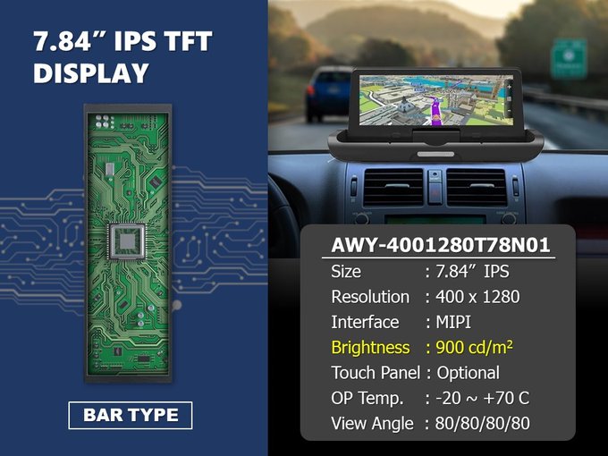 7.84″ IPS TFT DISPLAY